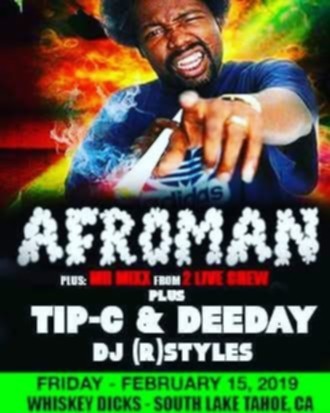 Afroman at Whiskey Dicks with DJ (R) Styles
