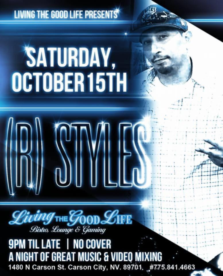 (R) Styles at Living The Good Life — October flyer